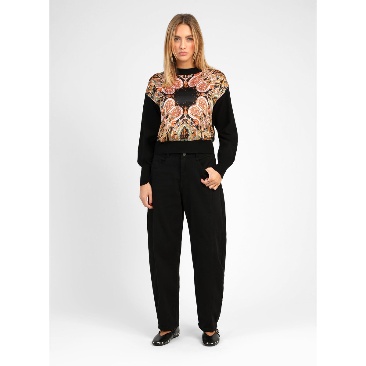 Pull NAGLORIA noir, AN'GE