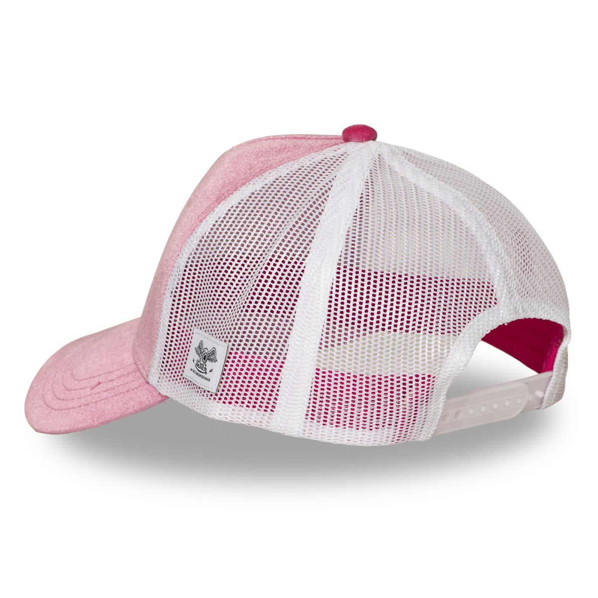 Casquette trucker ROYAL rose/blanc/argent, VON DUTCH