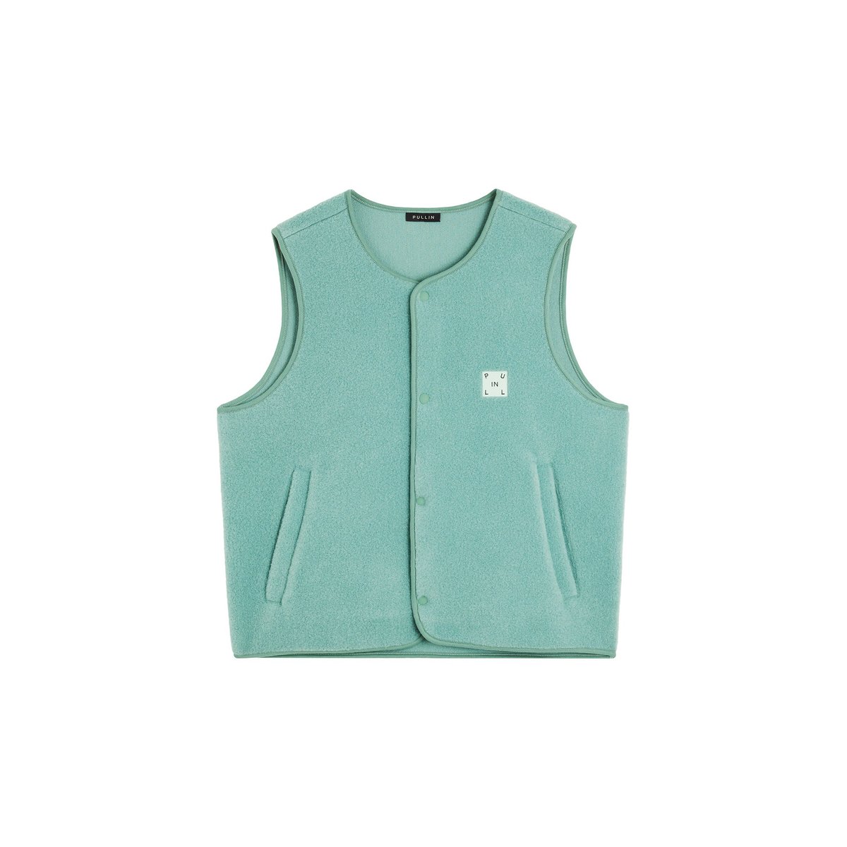 GILET SANS MANCHE BLUE vert d'eau, PULLIN