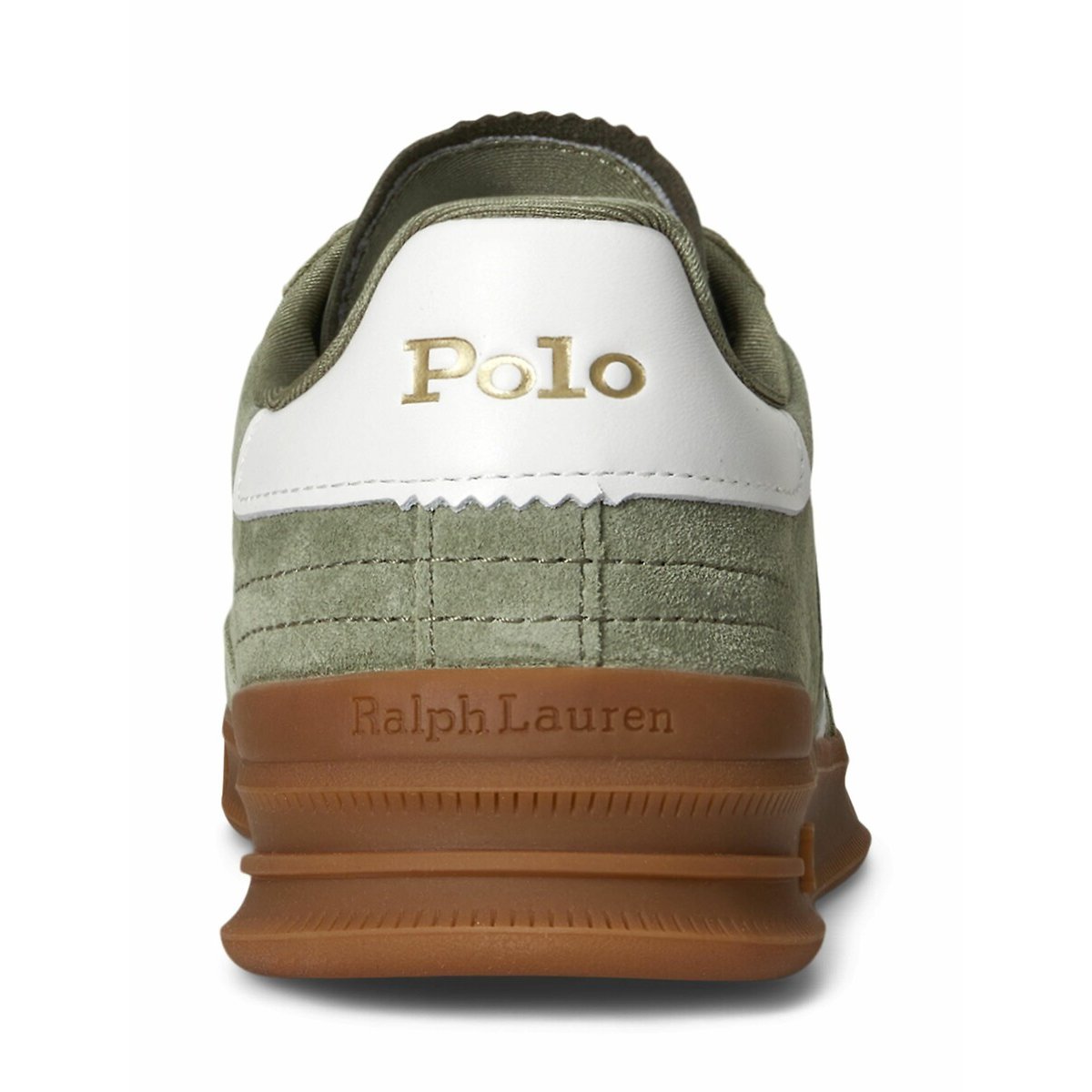 Baskets en cuir suède Hrt Aera PP vert sauge, POLO RALPH LAUREN