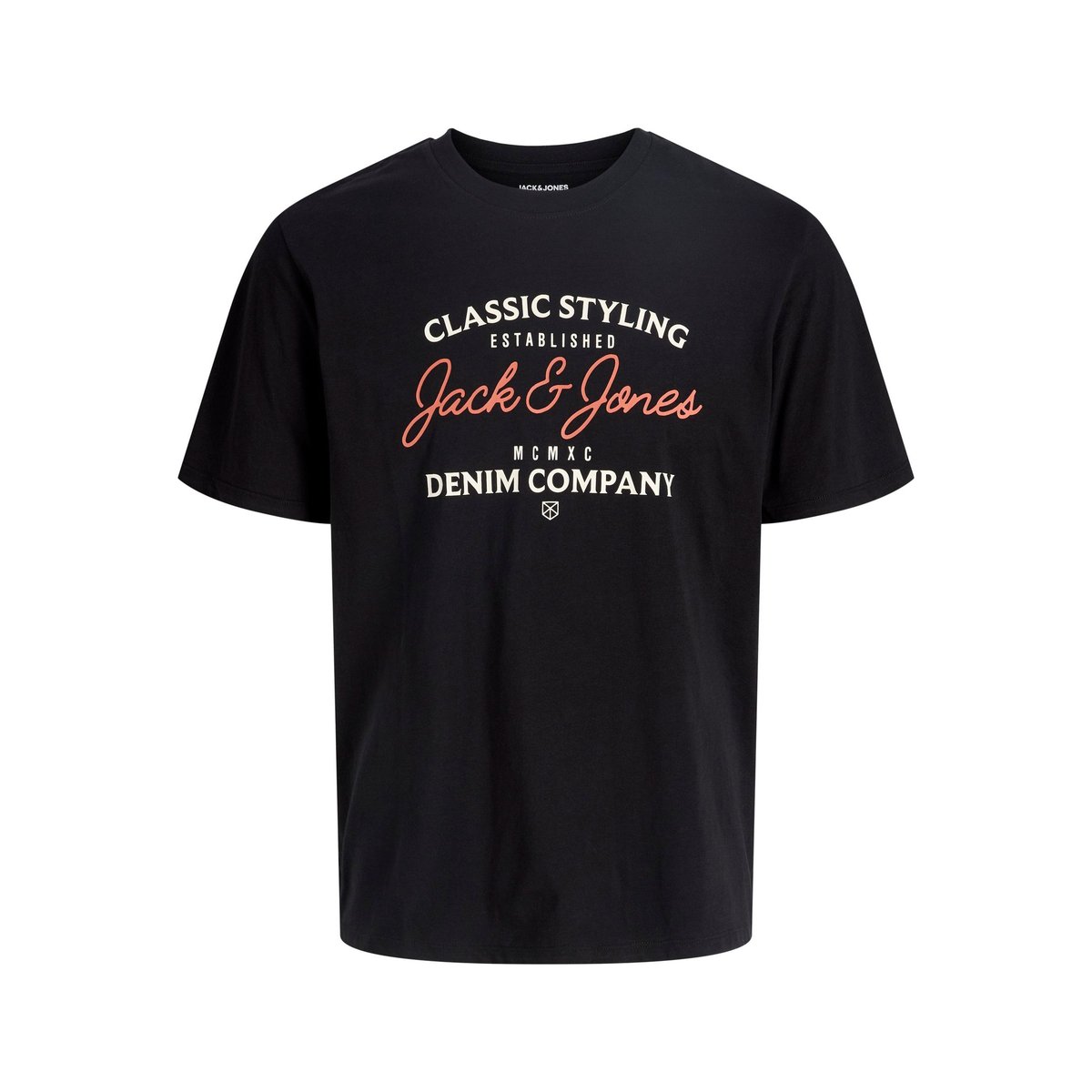 T-Shirt noire - black, JACK & JONES