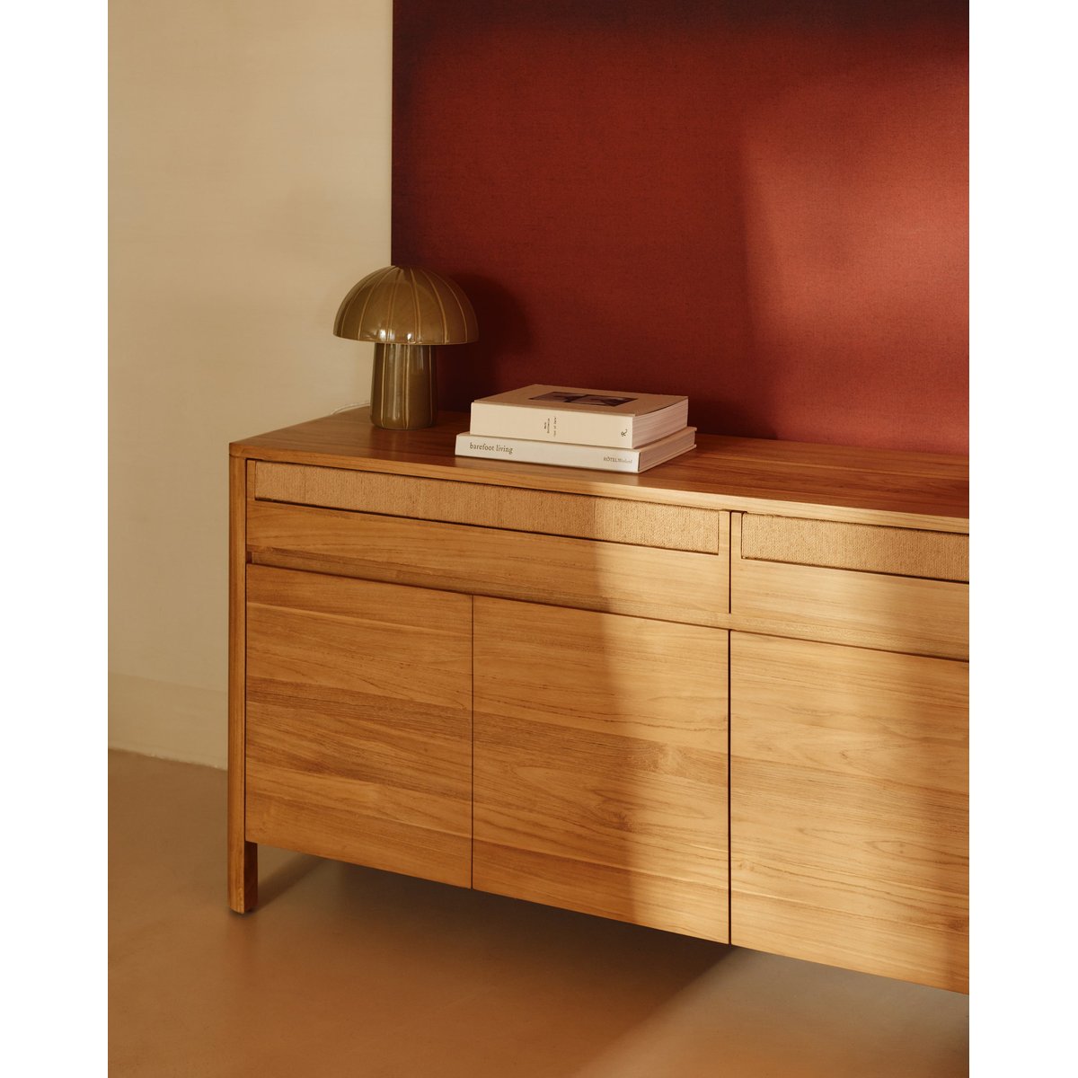 Buffet teck 180 cm - NEO couleur unique, HANNUN
