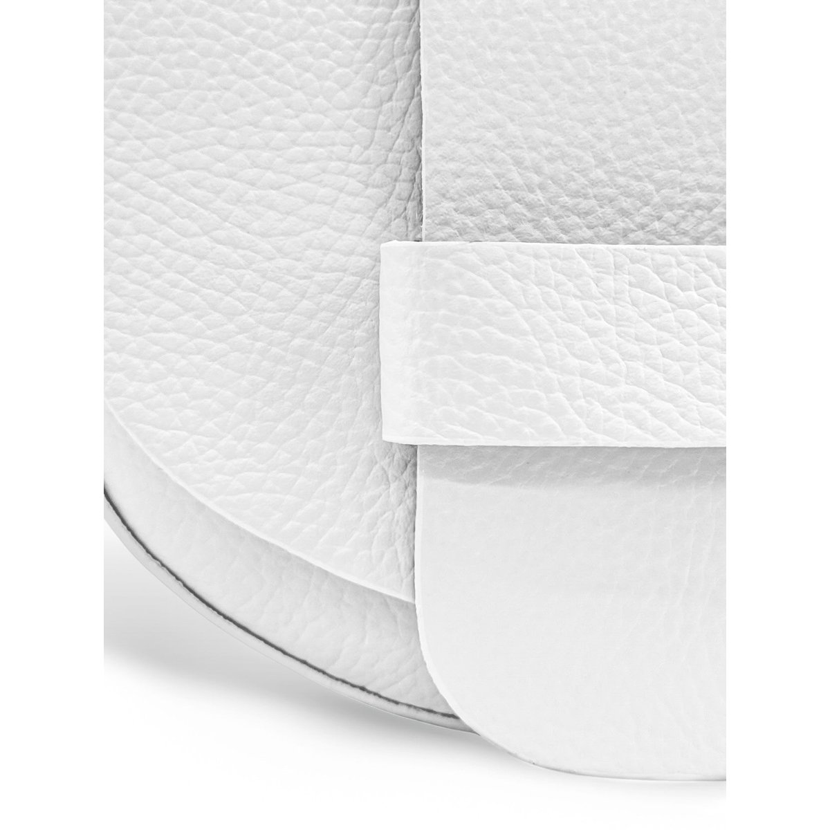 Mini sac besace en cuir grainé LOLLY blanc, OH MY BAG