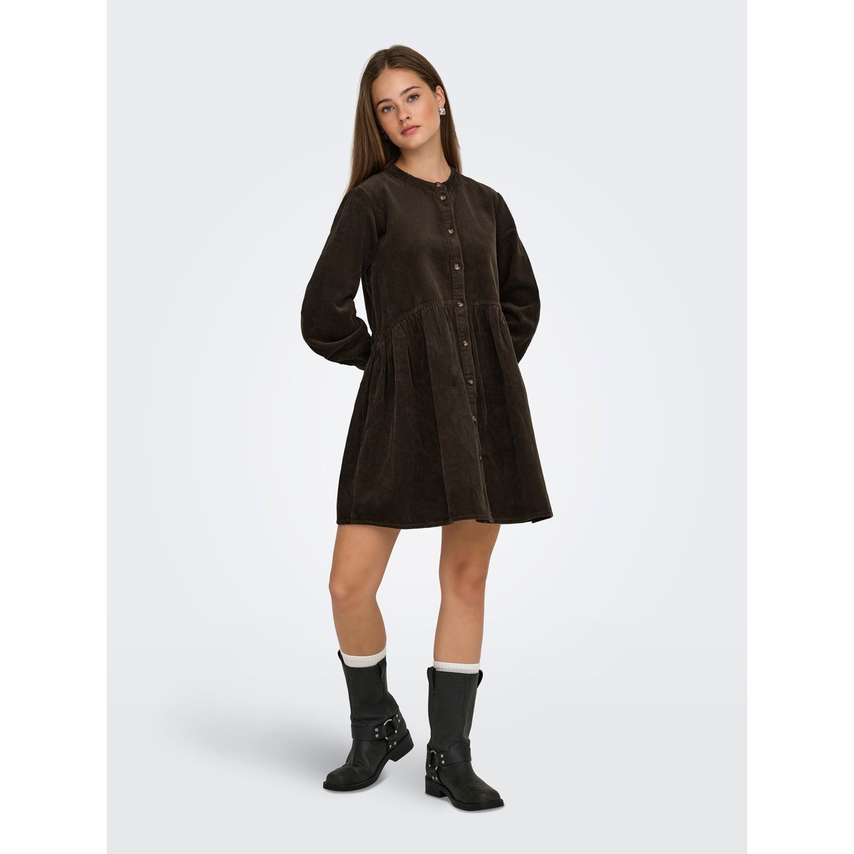 Robe marron - slate black 1, JDY