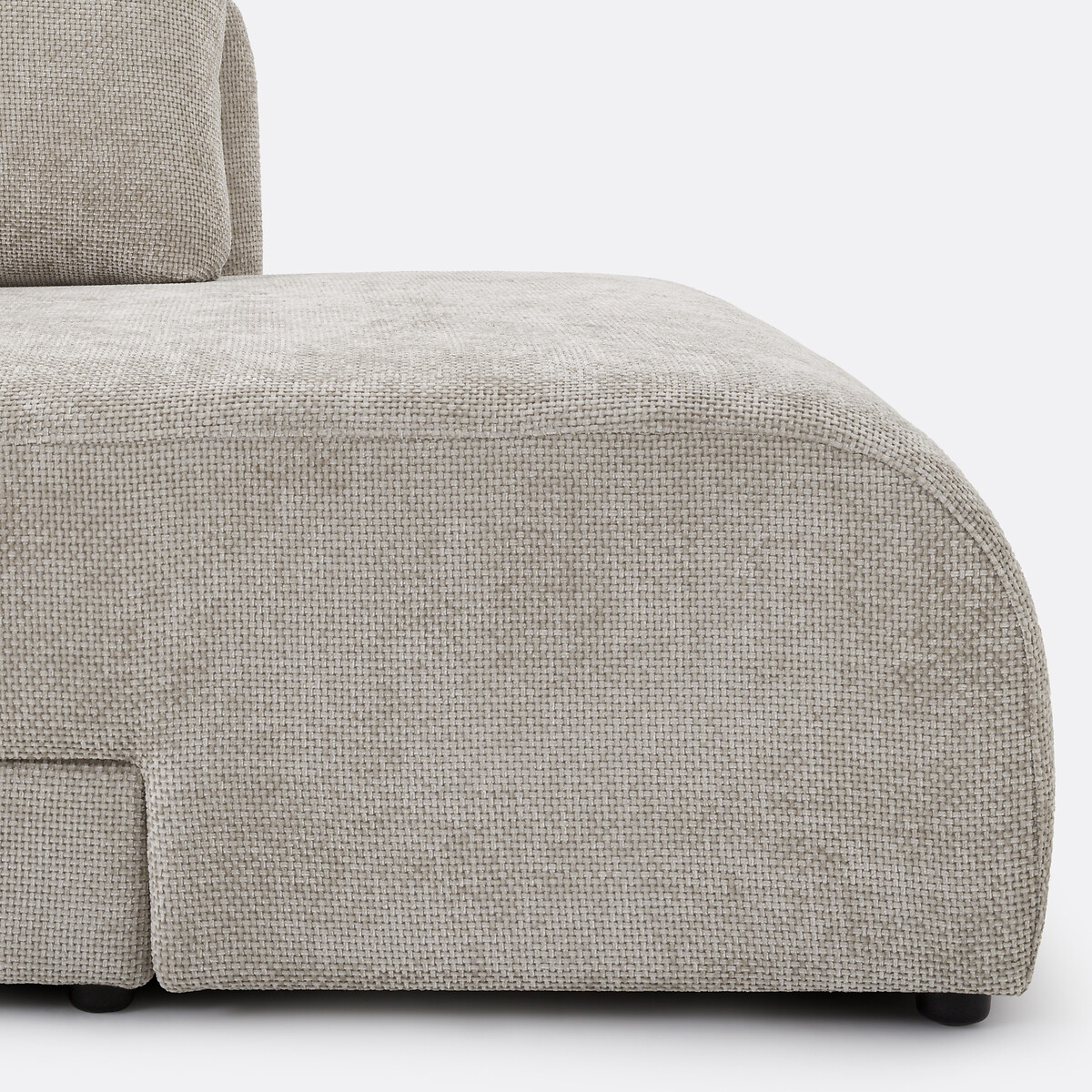 Canapé d'angle convertible chenille croisée, Gina taupe, LA REDOUTE INTERIEURS