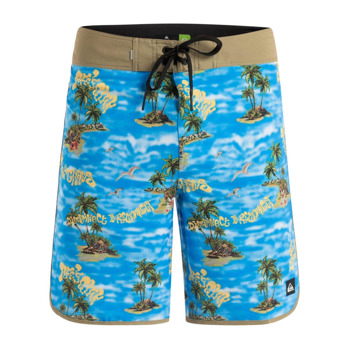 Boardshort HIGHLINE SCALLOP 19" bleu coronet blue naturama, QUIKSILVER