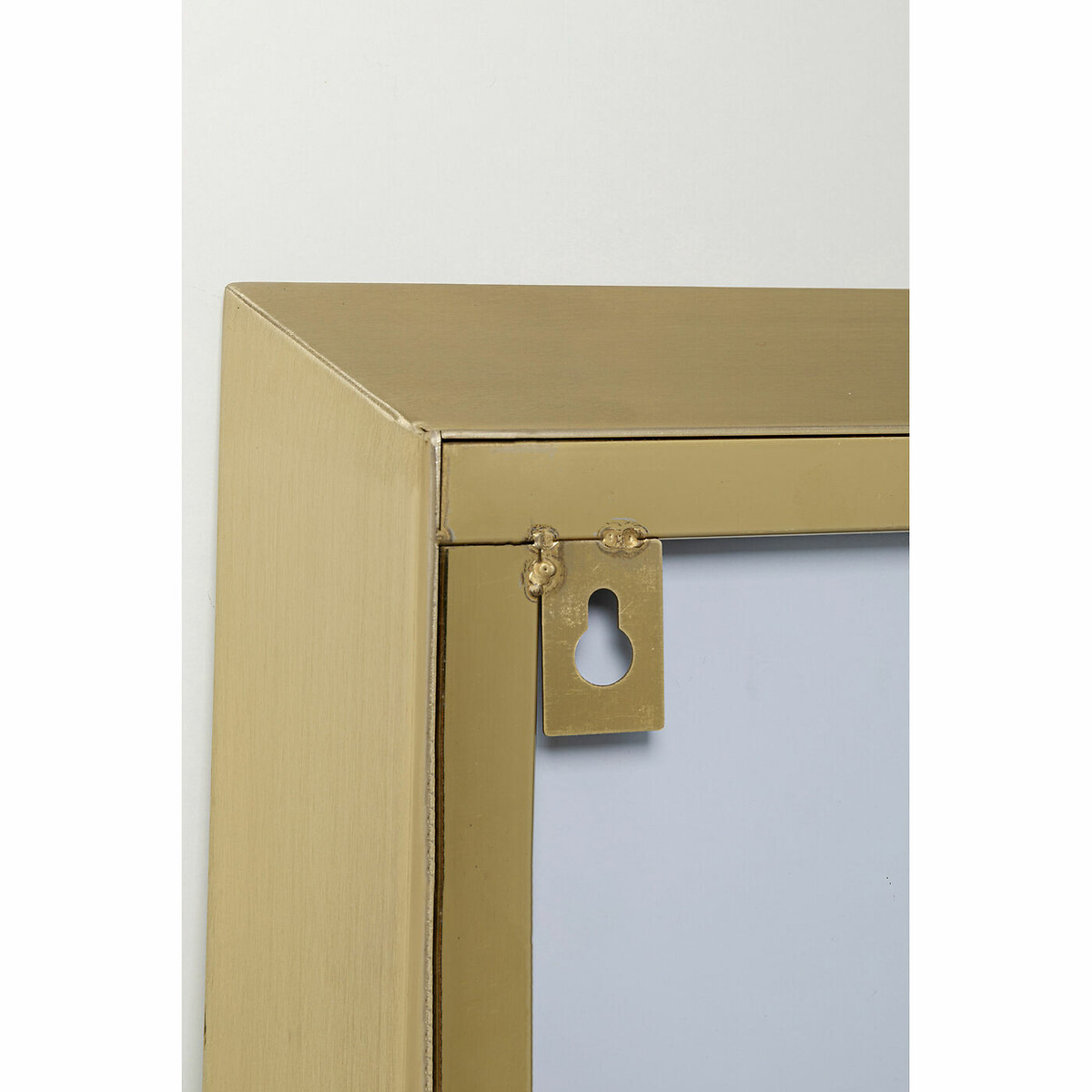 Specchio da parete Arezzo Ottone Trapez 65(45)x160 specchio, KARE DESIGN