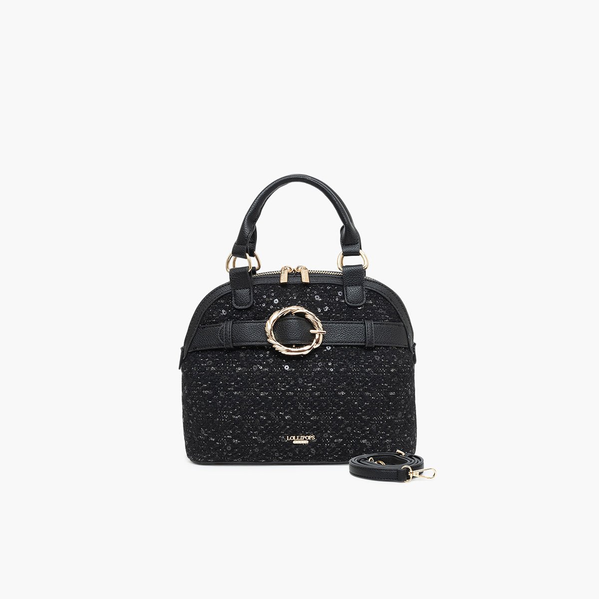 Petit sac shopper  Toundra noir,doré, LOLLIPOPS