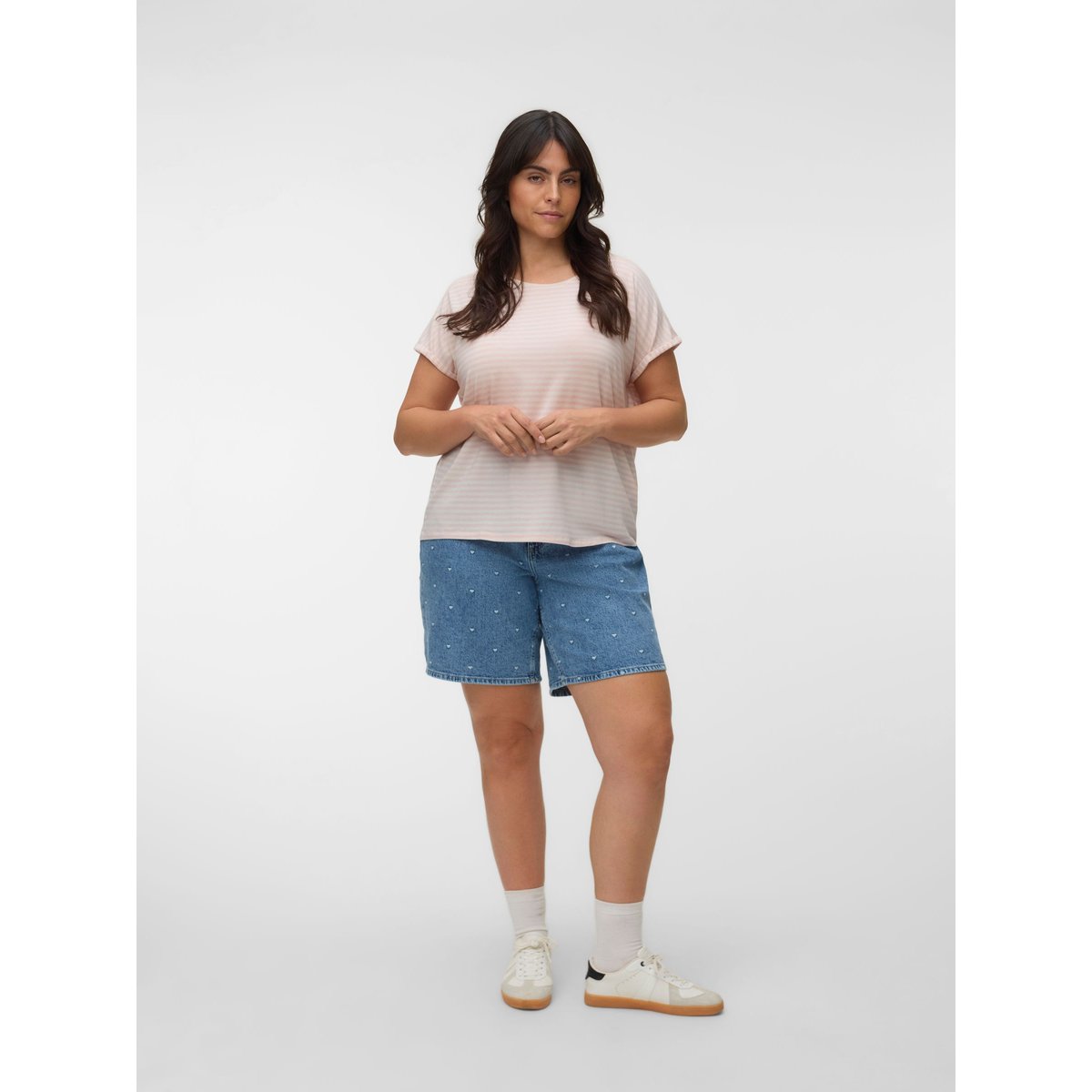 T-Shirt rose - pink-a-boo, VERO MODA