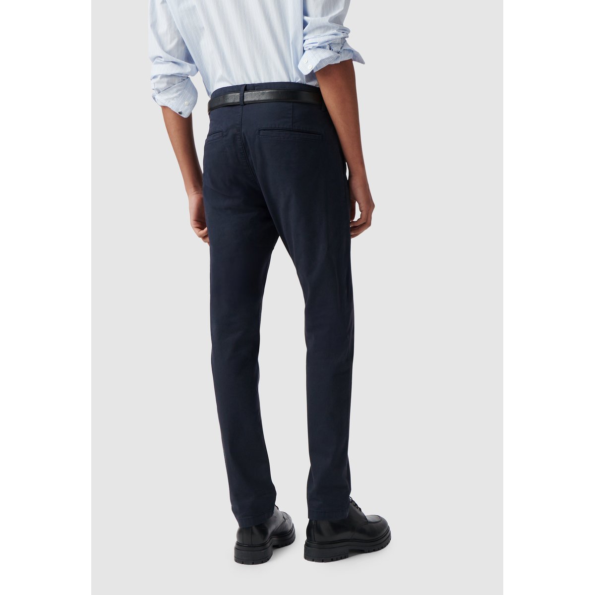 Pantalon chino slim bleu marine, IKKS
