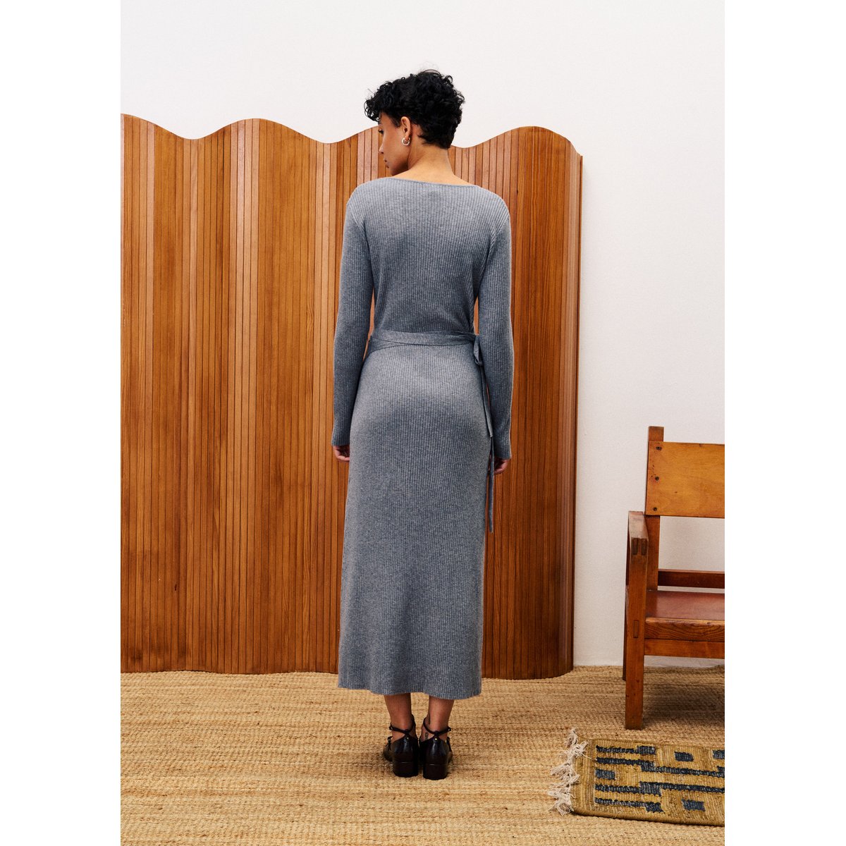 Robe GERMINI gris, FRNCH