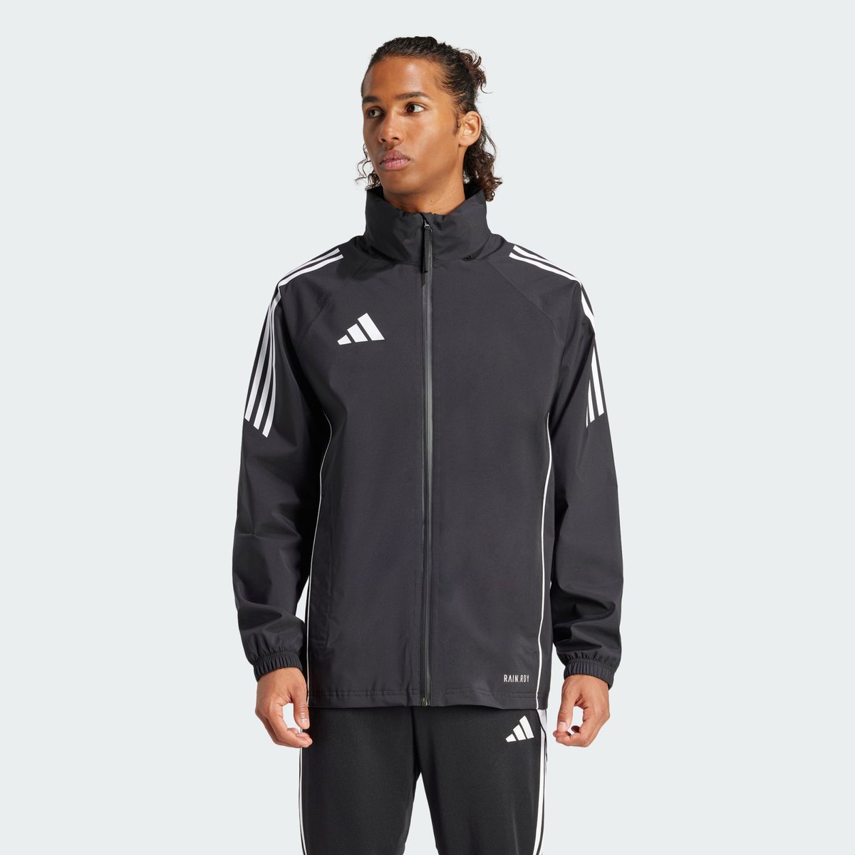 Veste de pluie Tiro 24 black / white, adidas Performance