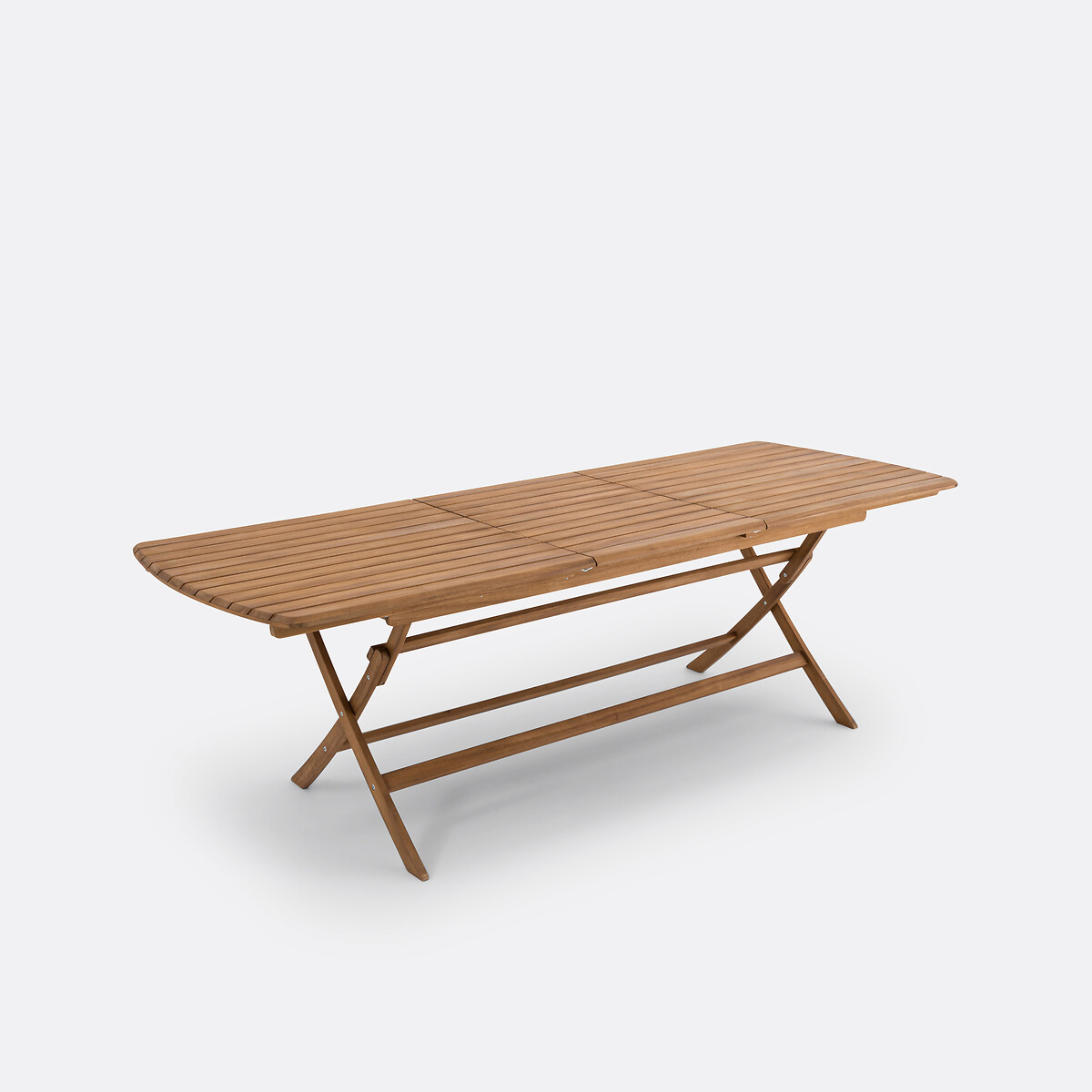 Mesa de jardín plegable extensible, Palera acacia, LA REDOUTE INTERIEURS
