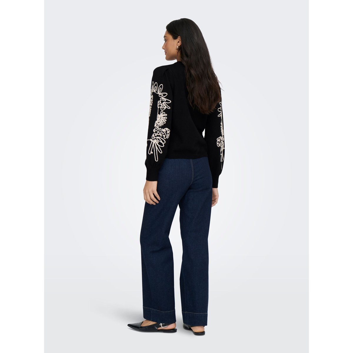 Pull En Maille noire - black, ONLY