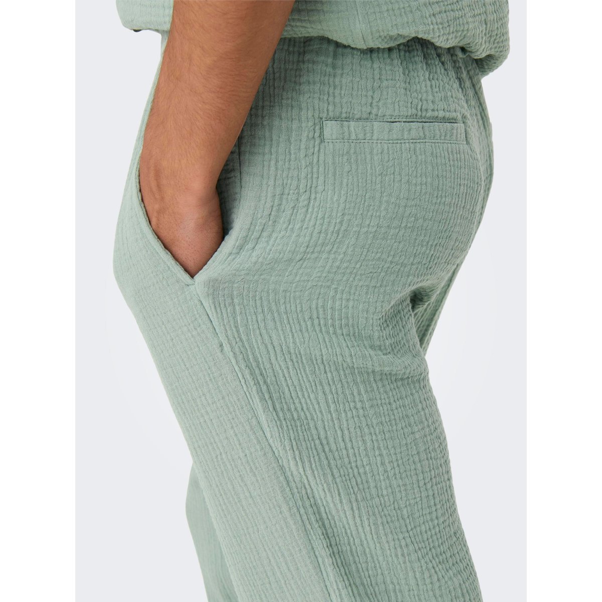 Pantalon iceberg green, ONLY & SONS