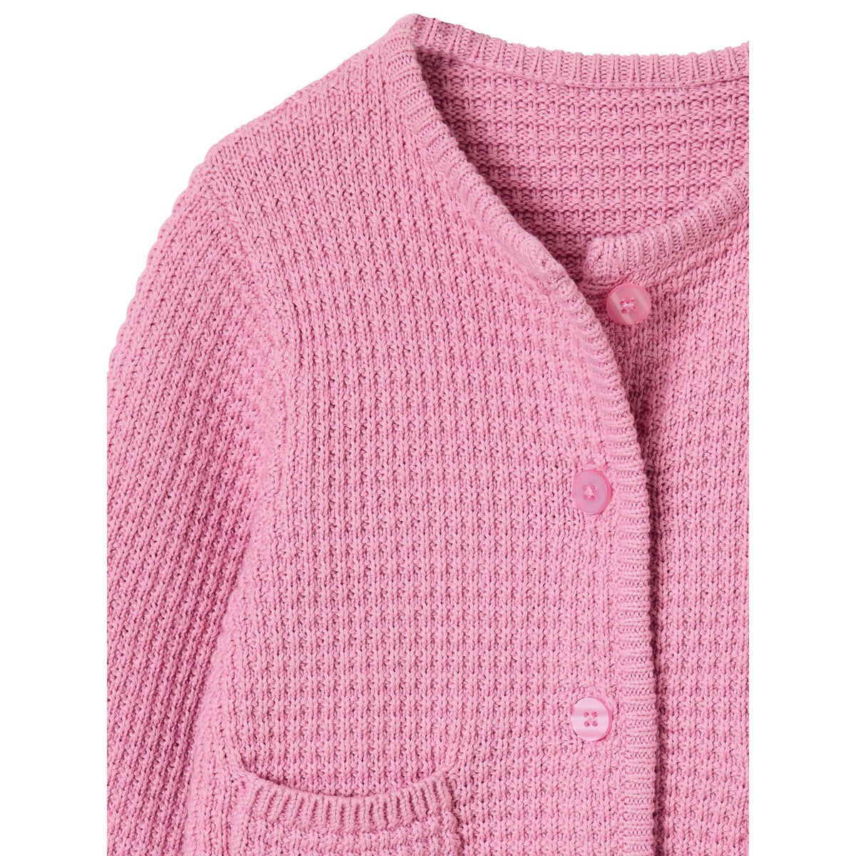 Gilet boutonné lilas, VERTBAUDET