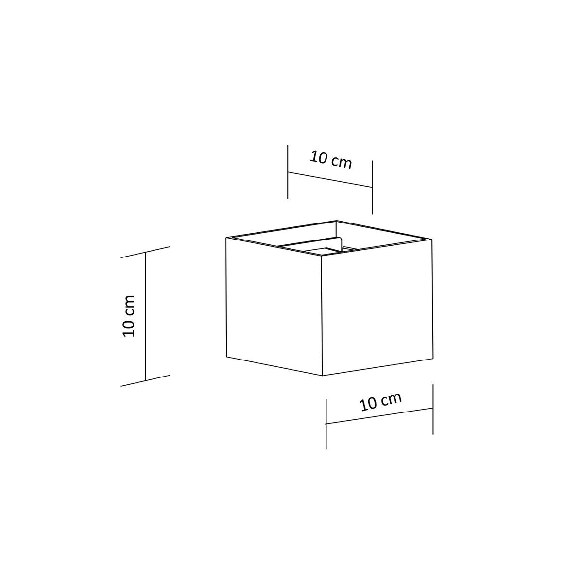 Applique LED réglable grise IP54 - CUBIC gris, KOSILUM