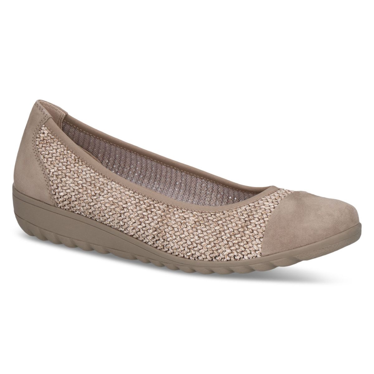 Ballerine femme boue combiné, CAPRICE