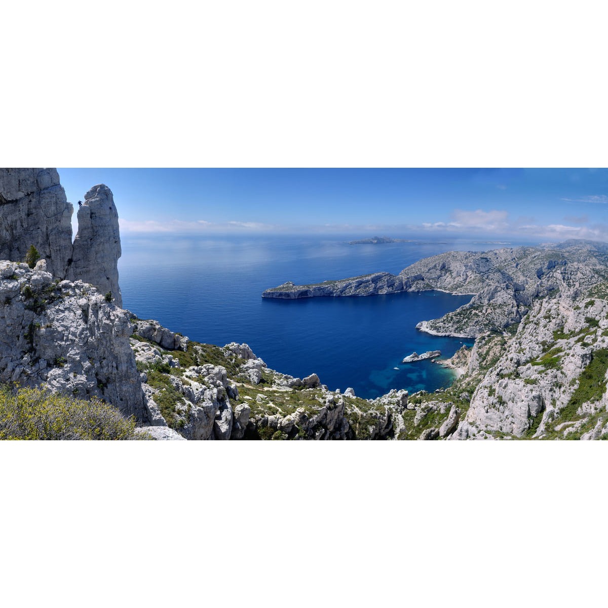 Tableau Mural Calanques MER tableau en verre synthétique, CEANOTHE