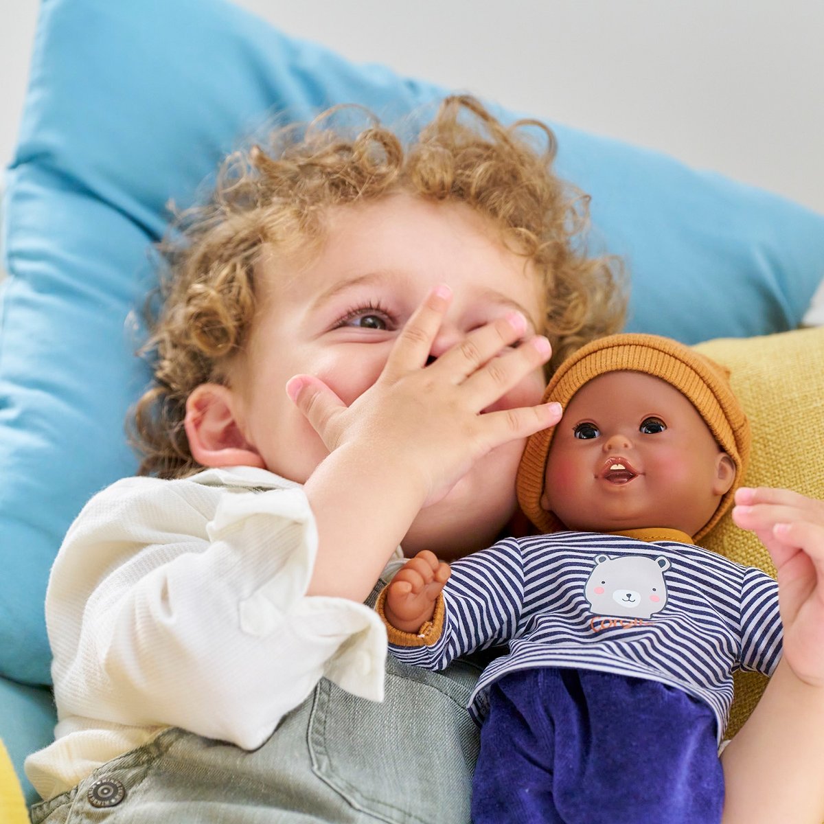 Poupon Bébé Calin Marius - Ourson bleu, COROLLE