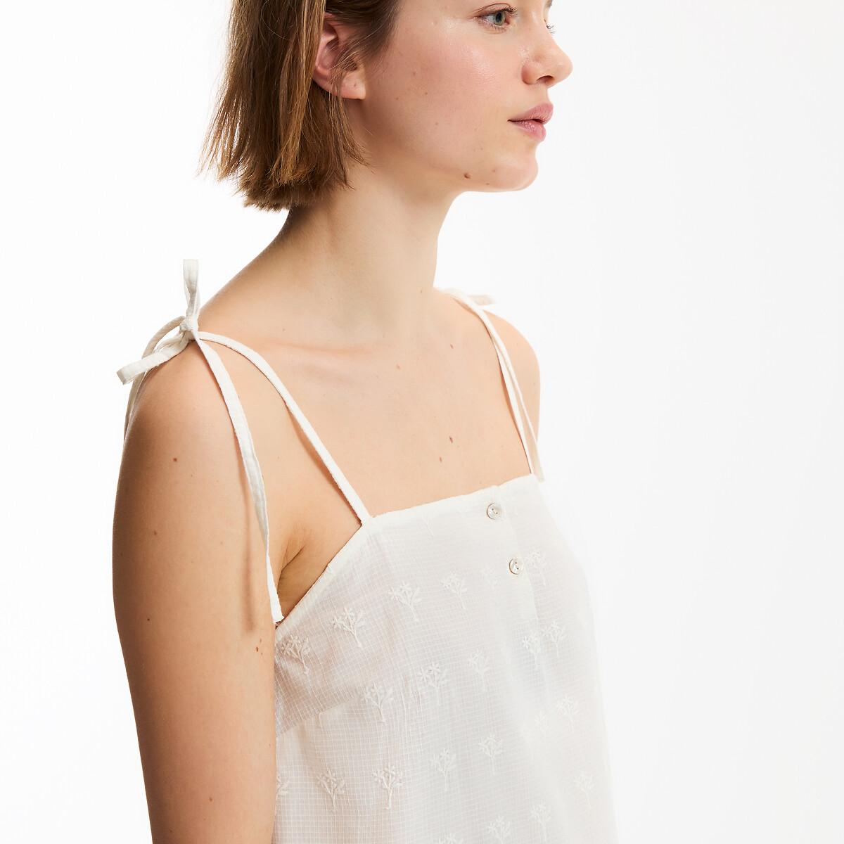Camicia da notte avorio, LA REDOUTE COLLECTIONS