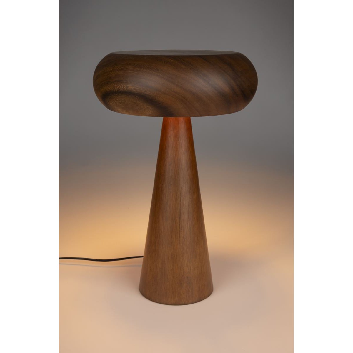 Lampe design en bois japandi, MOREL marron, DUTCHBONE