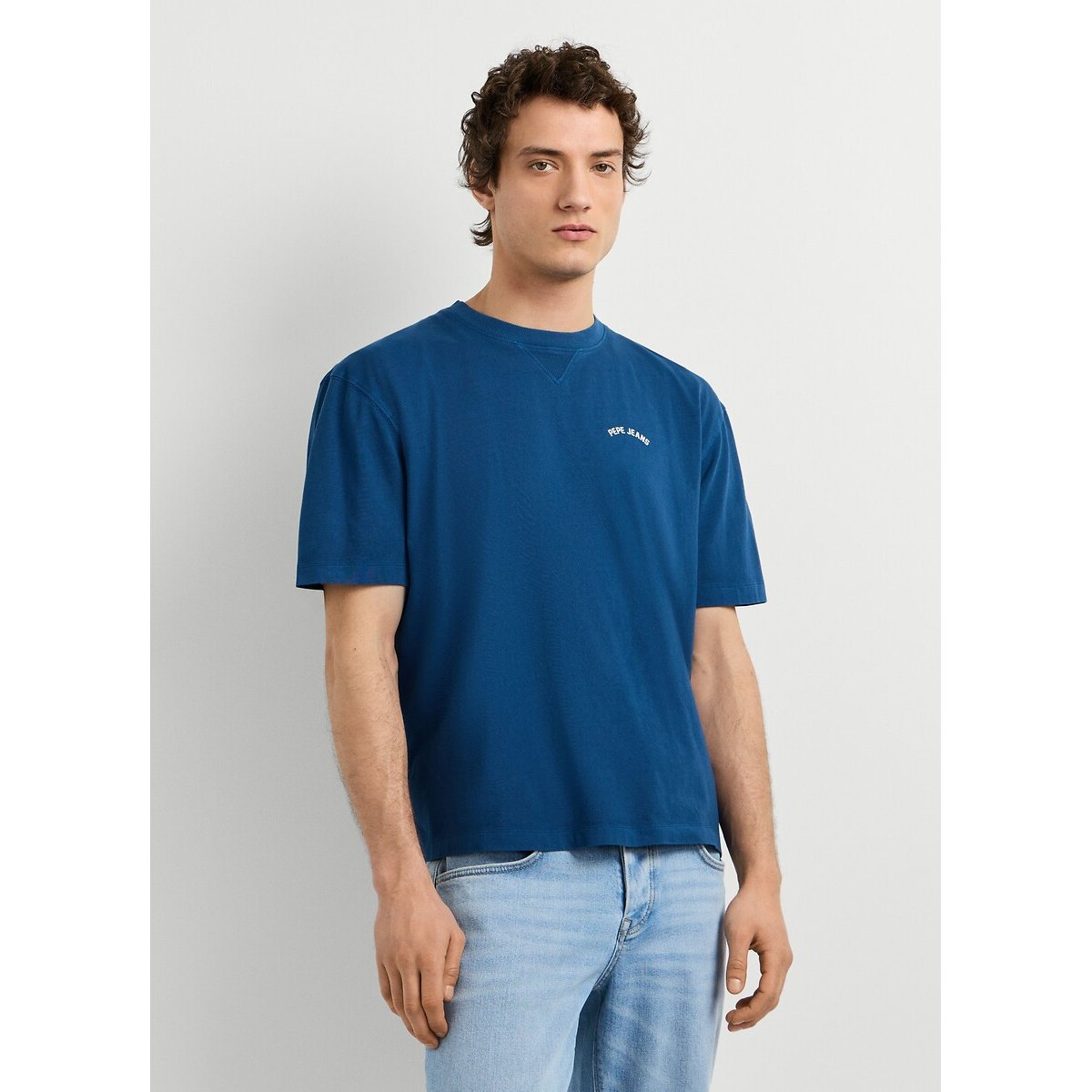 T-shirt manches courtes, JOHN bleu, PEPE JEANS