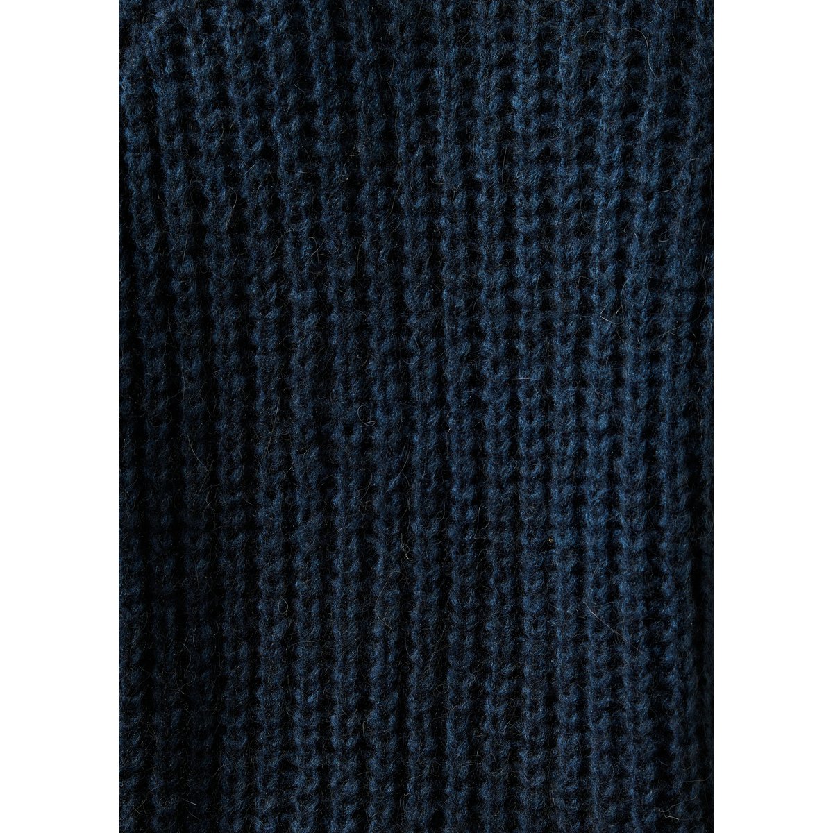 Pull manches longues col rond détail irisé marine, LA FEE MARABOUTEE