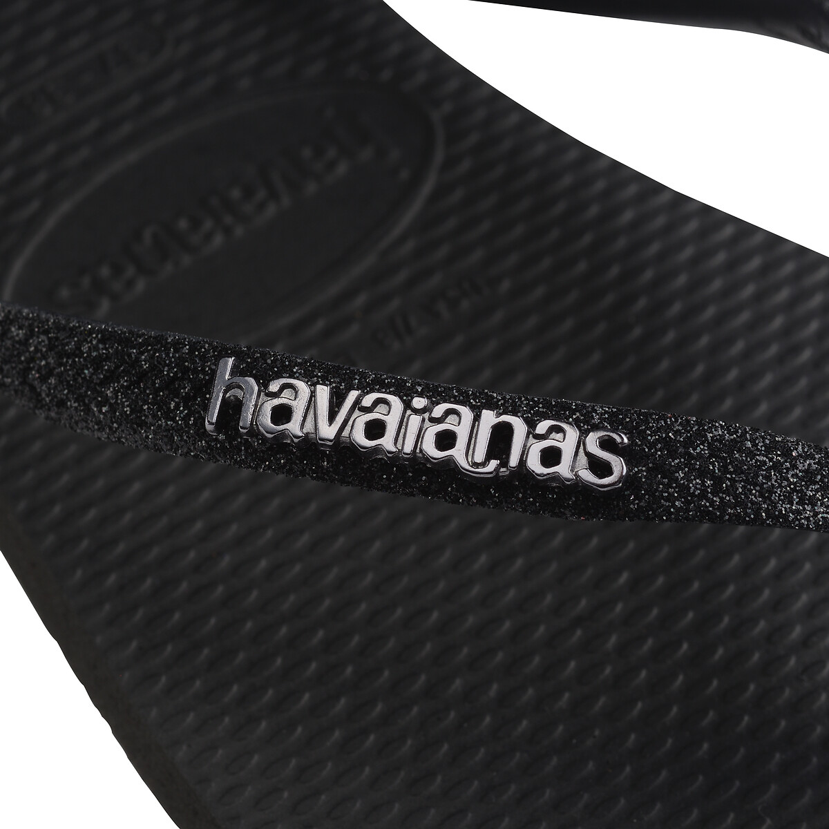 Tongs Slim Glitter II noir métallisé, HAVAIANAS