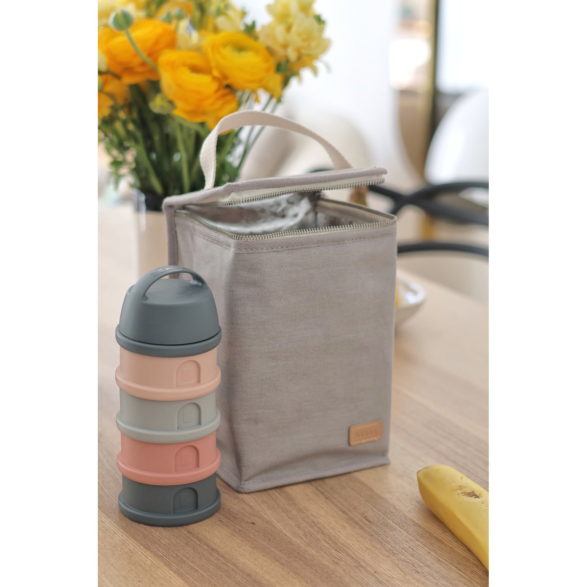 Sac isotherme gris perle, BEABA