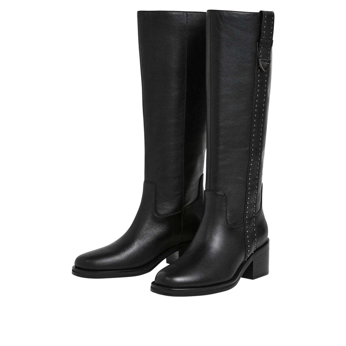 Boots En Cuir noir, PEPE JEANS