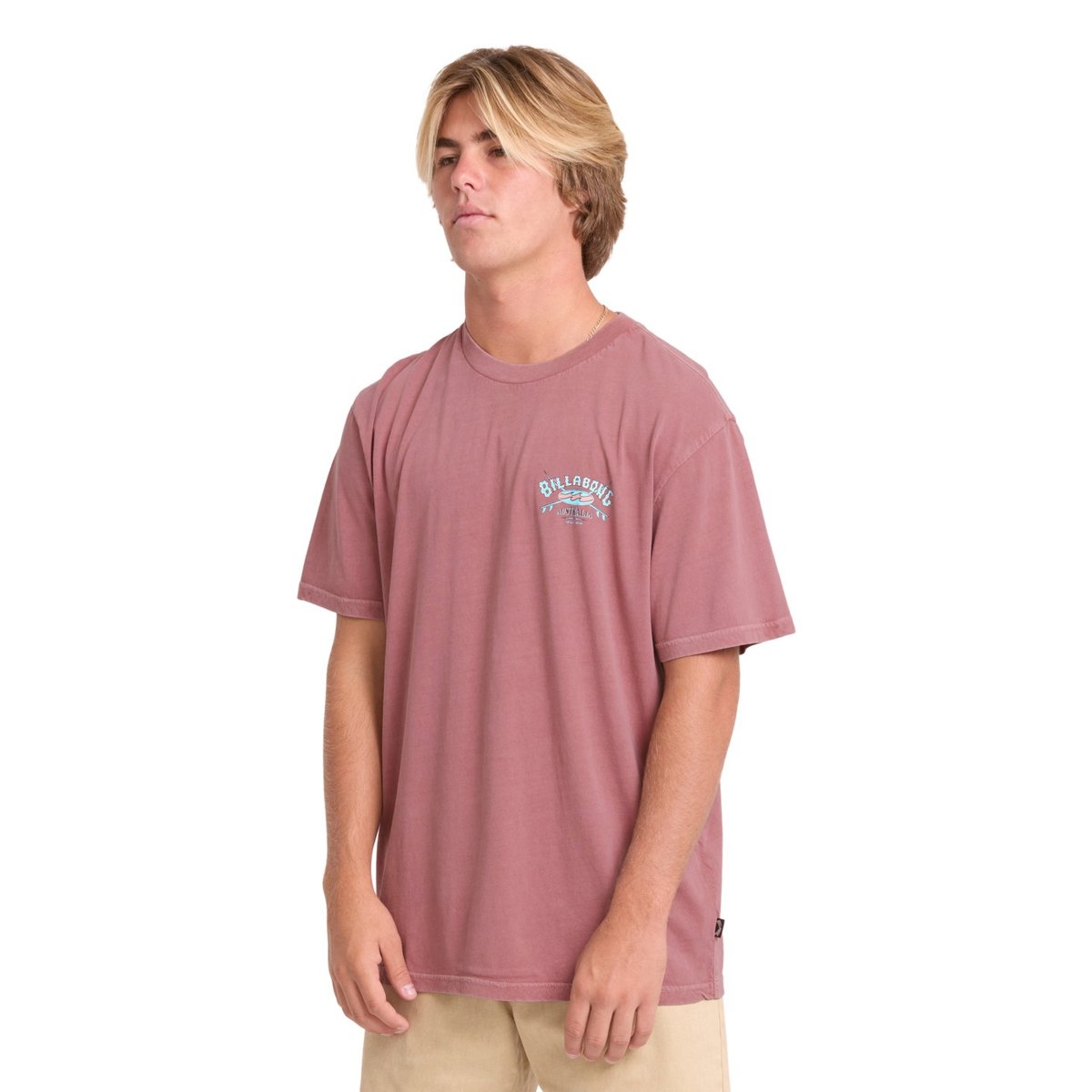 T shirt manches courtes HERITAGE ARCH rouge red dahlia, BILLABONG