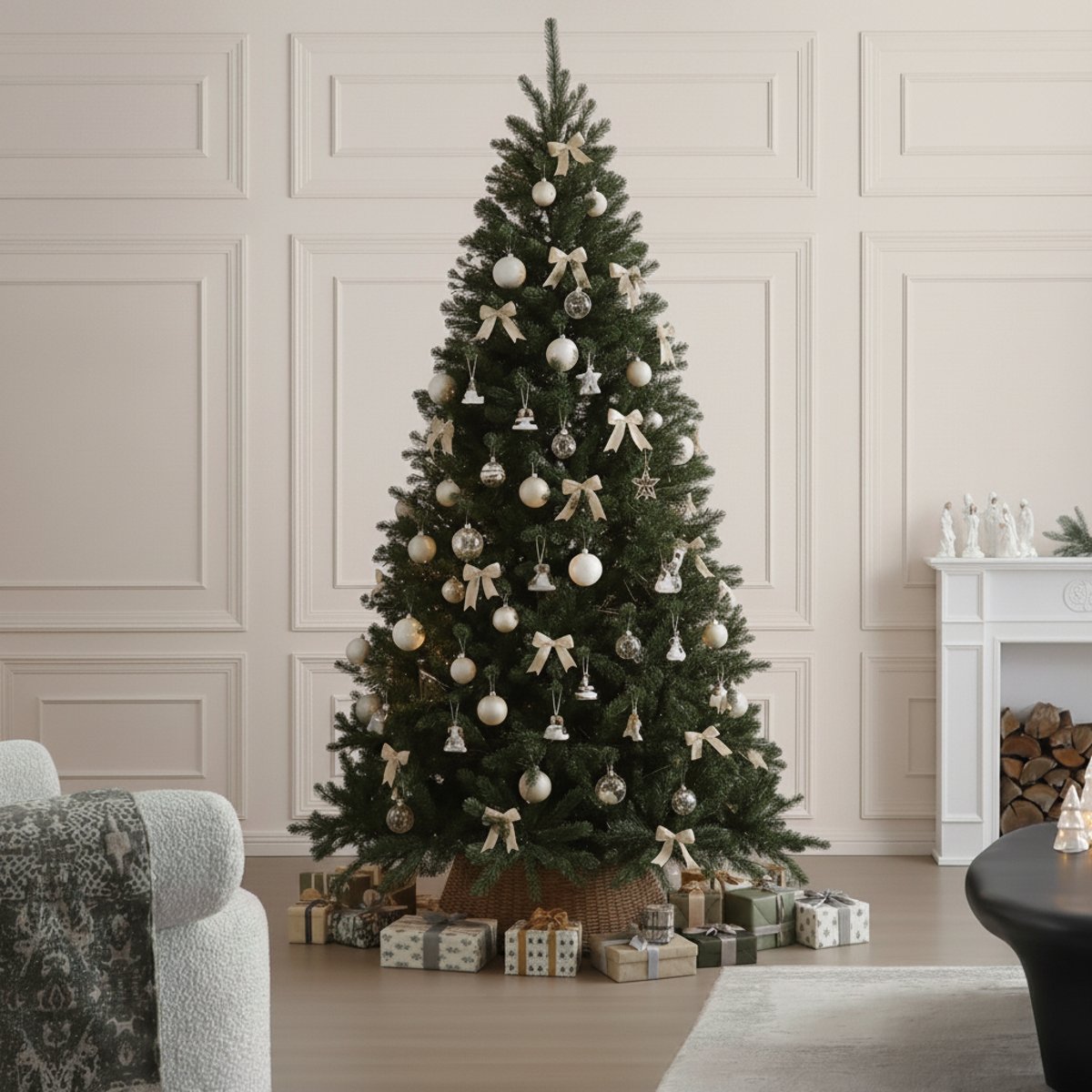 Arbre de noël décoratif artificiel H320 NOËL vert, SIA DECO