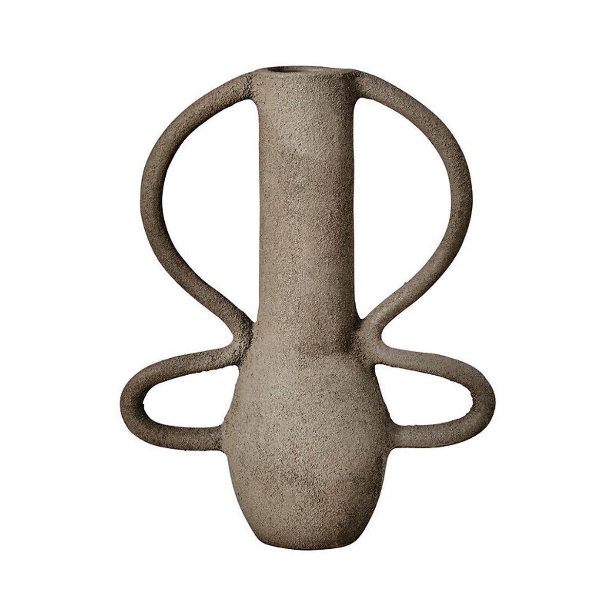 28cm Deriva Small Textured Vase in Grey grey, FIFTY FIVE SOUTH