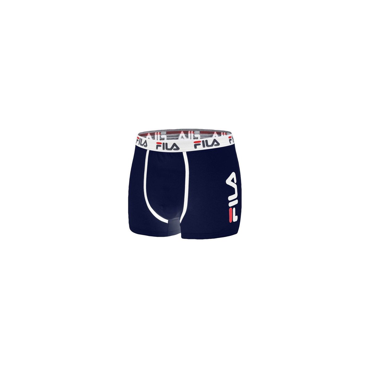 Lot De 4 Boxers Coton Uni Fu5040 noir/navy/gris/blanc, FILA