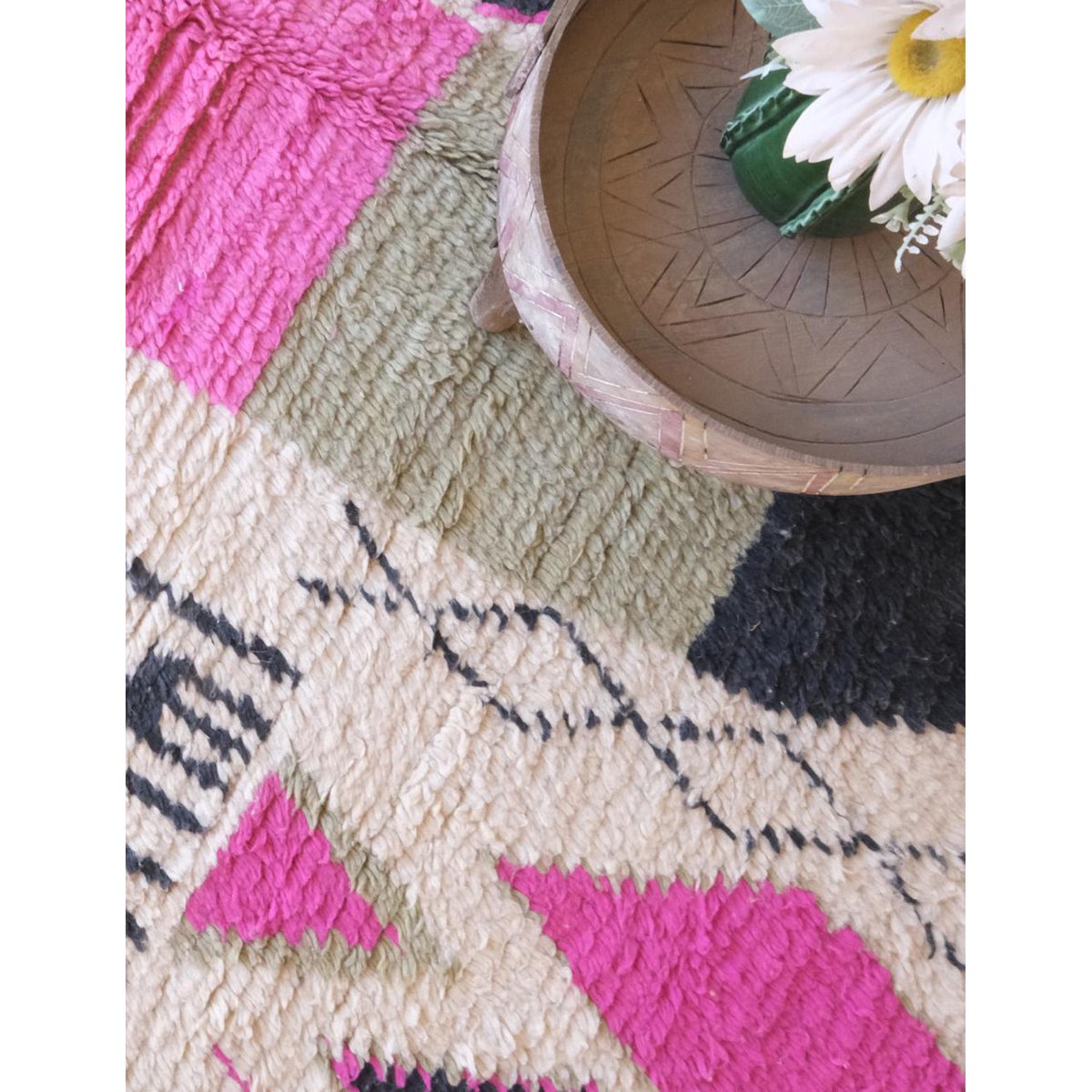 Tapis berbère marocain pure laine 179 x 274 cm palette colorée, AFK LIVING