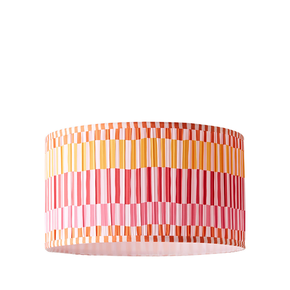 45cm Roxie Striped Pleated Easy Fit Shade multi-coloured, SO'HOME