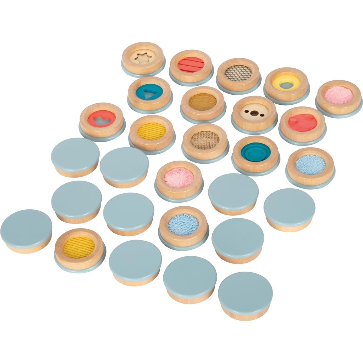 Jeu de mémo tactile Sensory beige, SMALL FOOT COMPANY