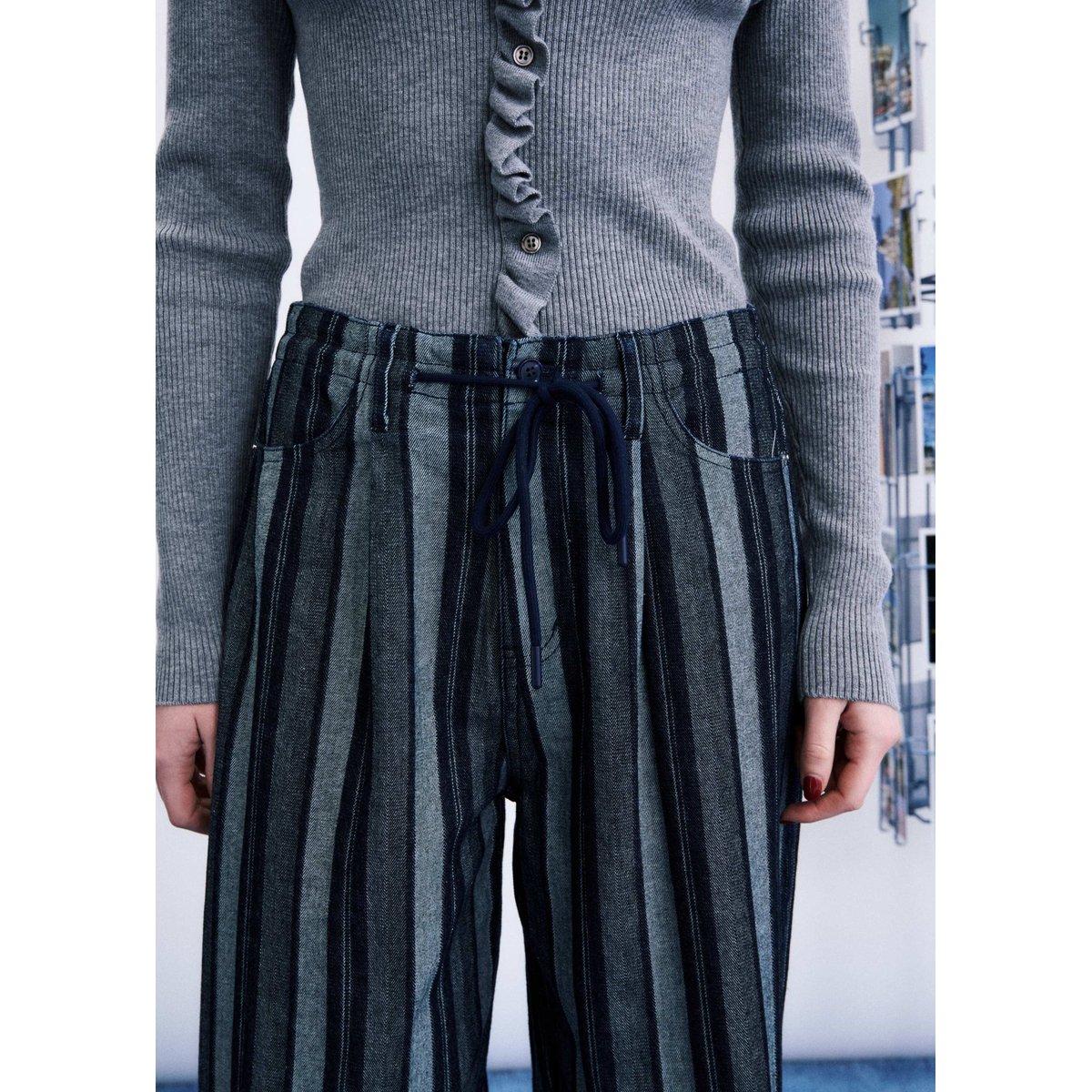 Jean Leucades en coton LEUCADES bleu nuit, FRNCH