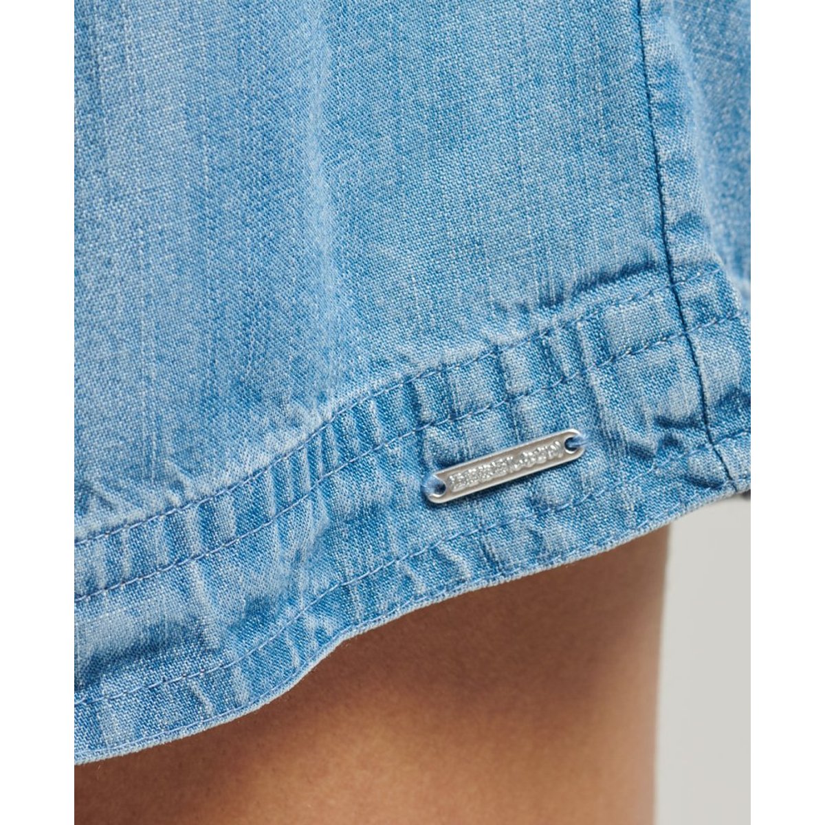 Short Avec Ceinture À Nouer indigo clair, SUPERDRY