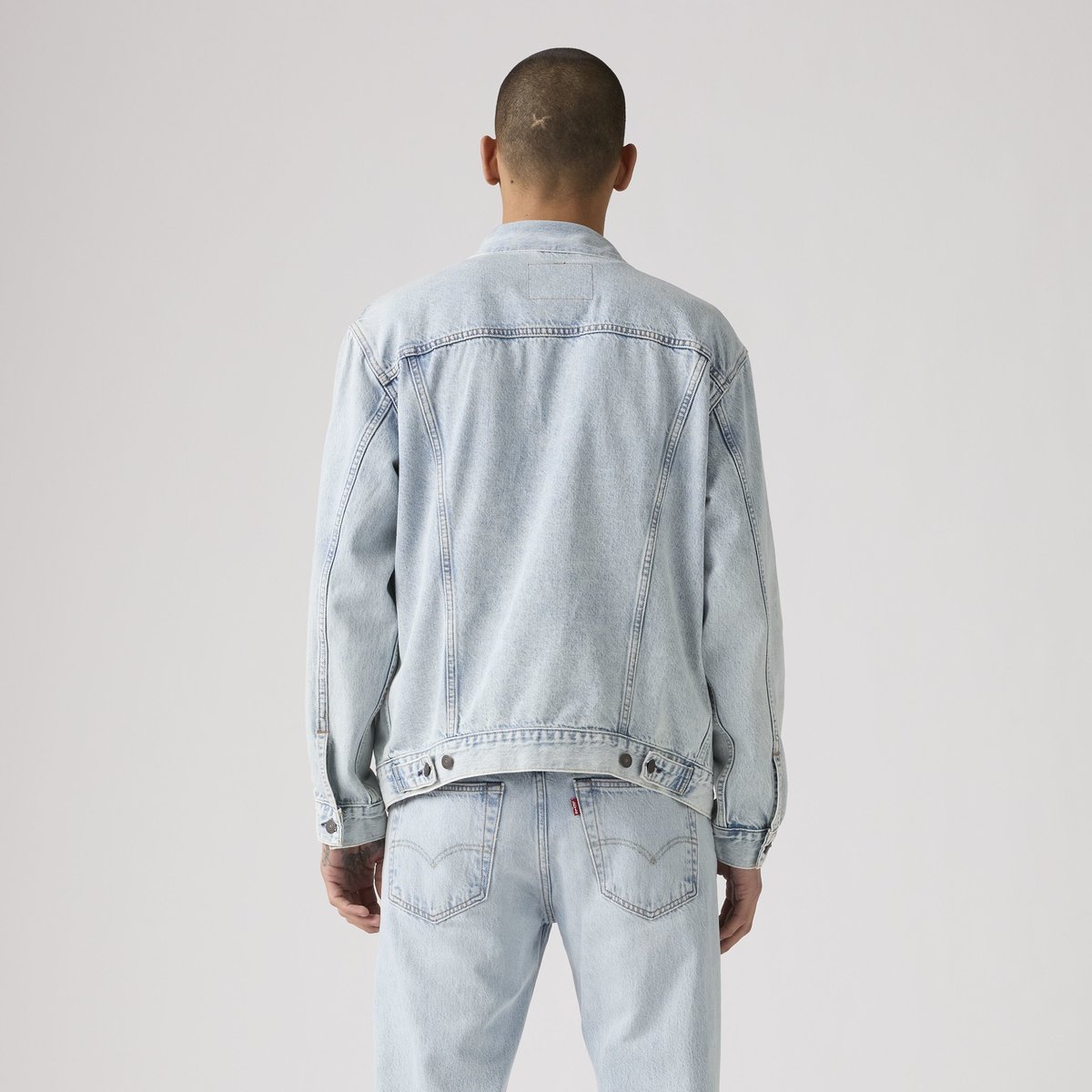 Veste trucker Type III coupe ample bleu - brightside trk, LEVI'S