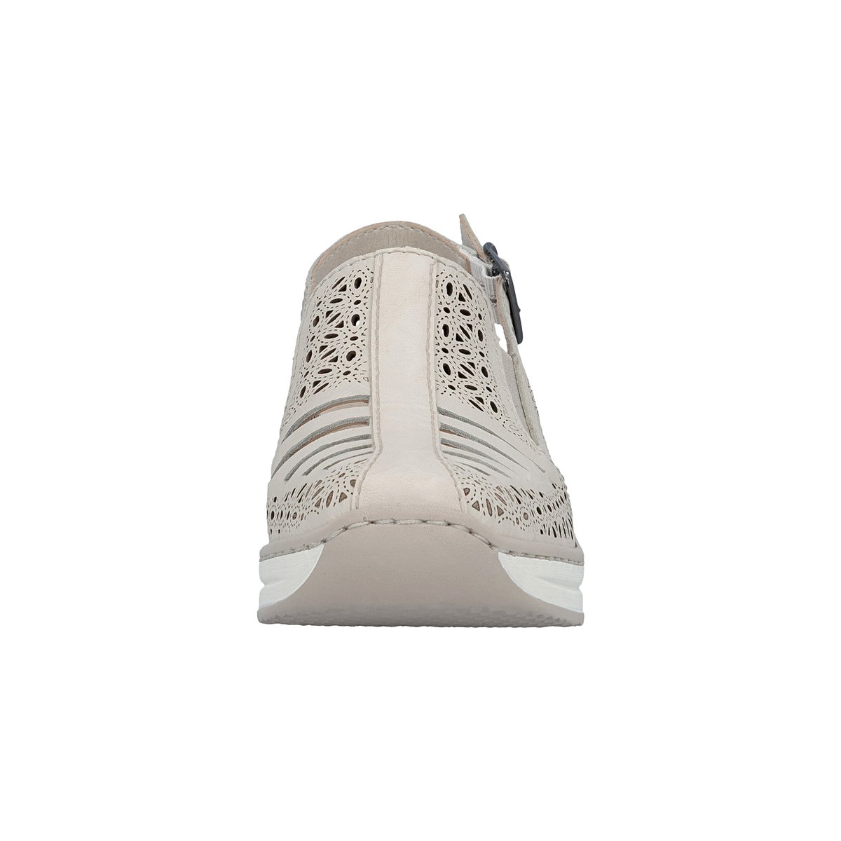 Sandales Compensé Cuir Massa beige, RIEKER