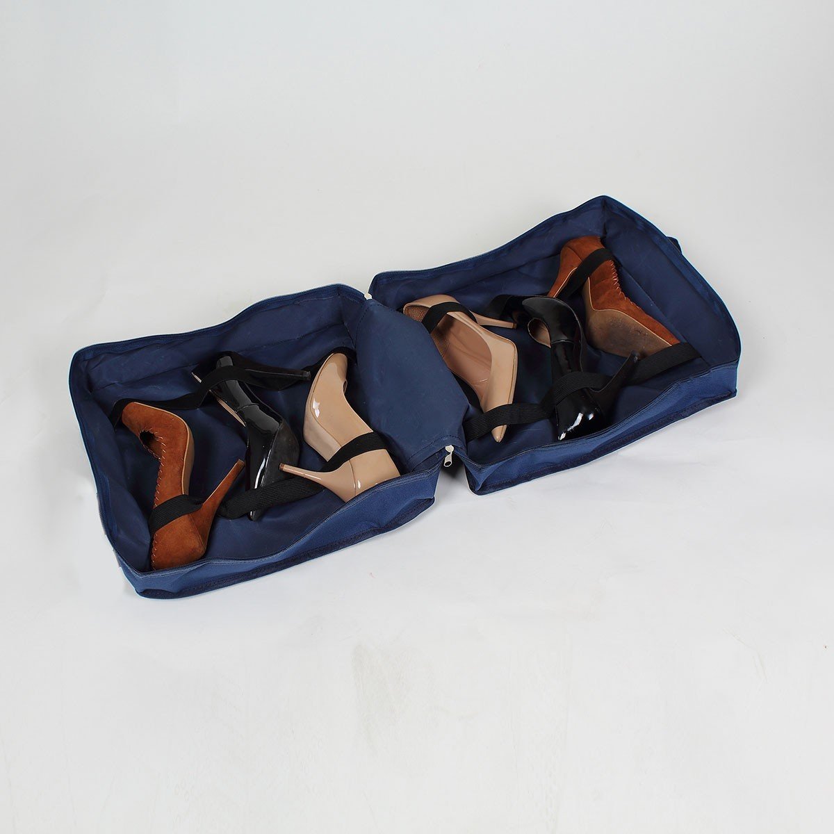 Sac range chaussures 6 paires bleu, CALICOSY