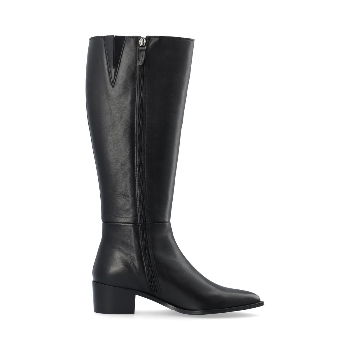 Bottes Au Genou noir - black, BIANCO