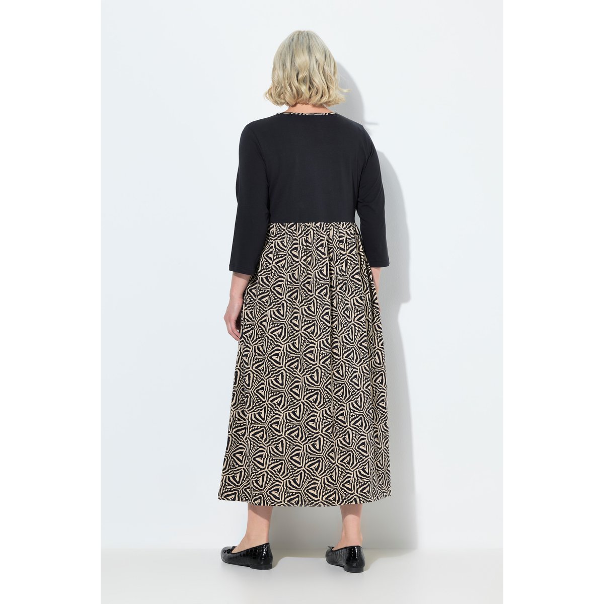 Robe en jersey noir, ULLA POPKEN