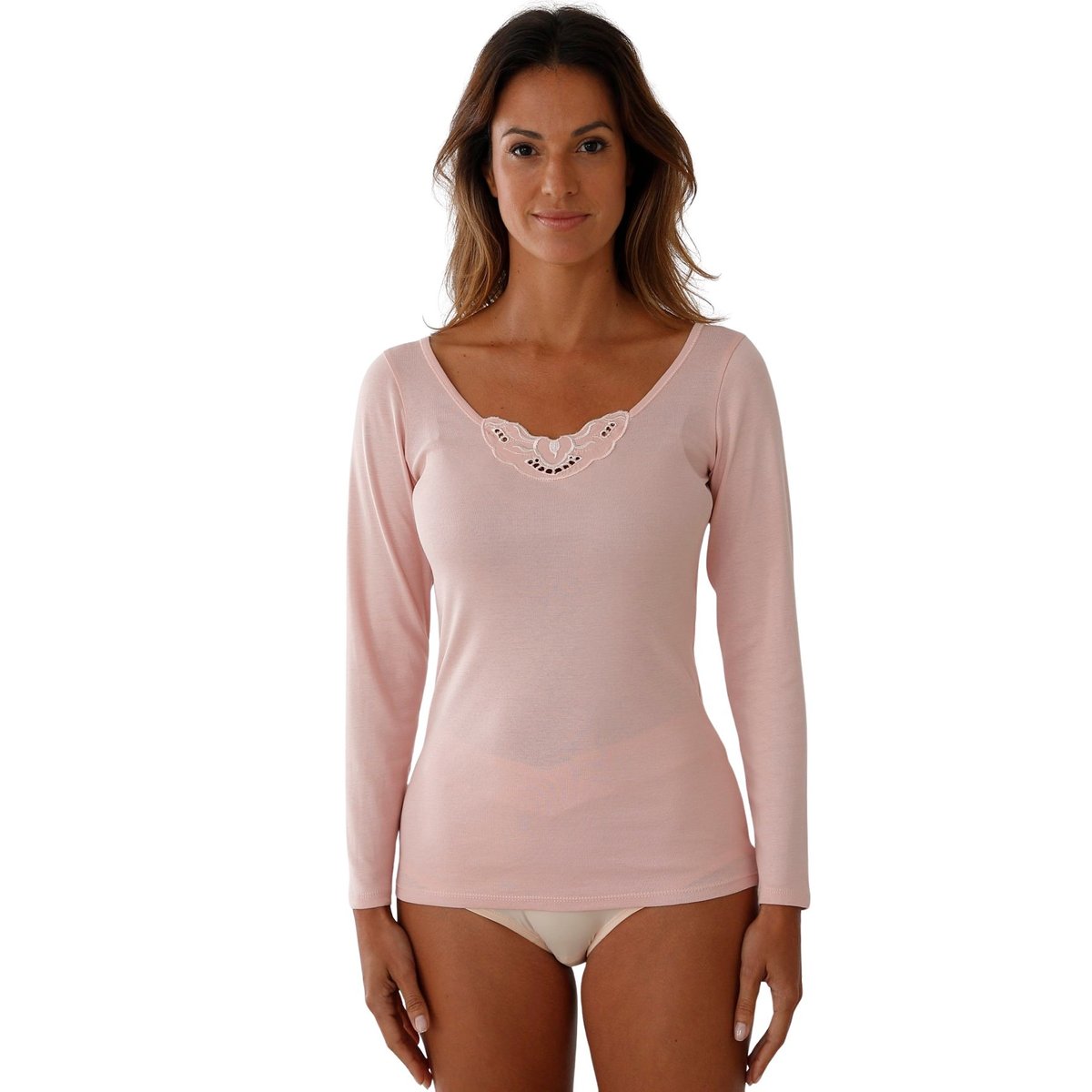 Lot de 2 chemises manches longues + 1 prune + lilas + 1 blanche grat, DAXON
