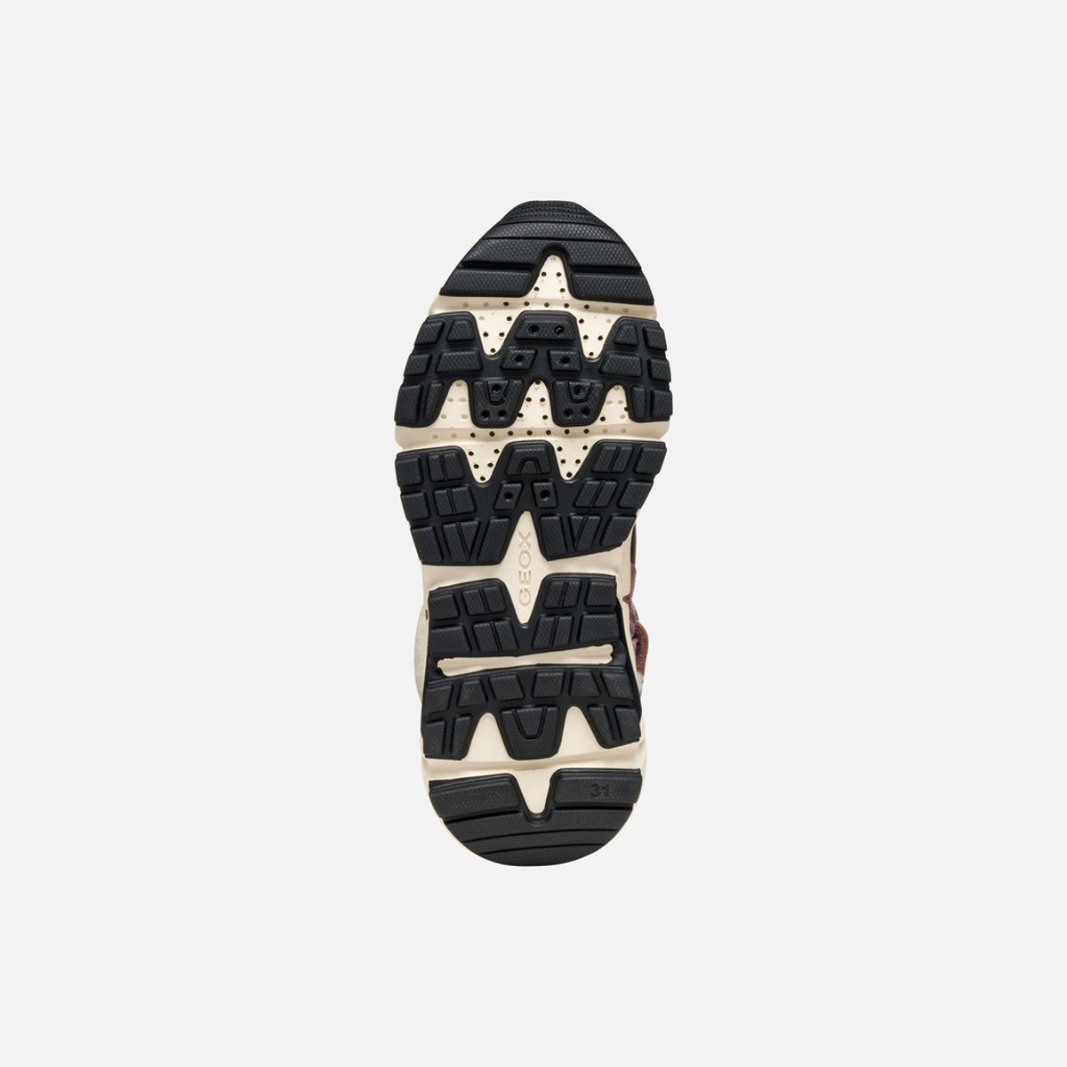 Bottines J FLEXYPER PLUS B ABX rose foncé/noir, GEOX