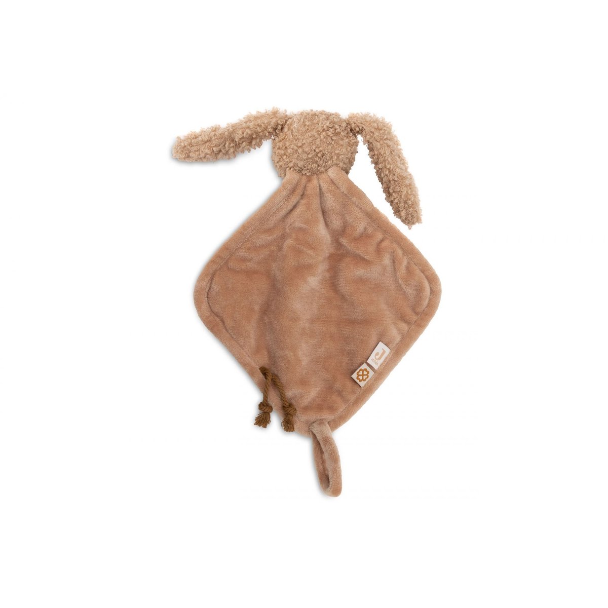 Doudou attache sucette lapin marron, JOLLEIN