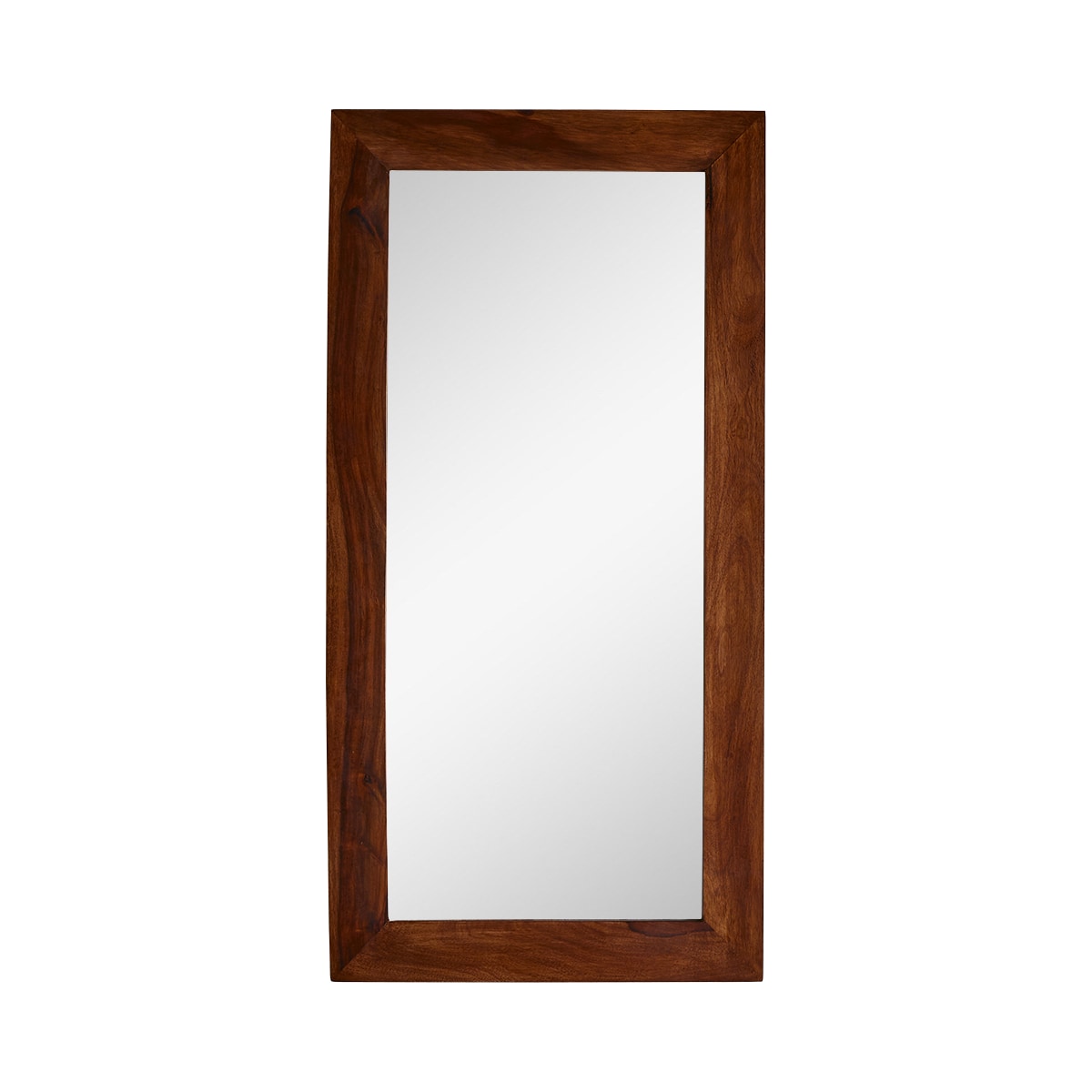 Miroir en Palissandre massif, KWARTO marron, TIKAMOON