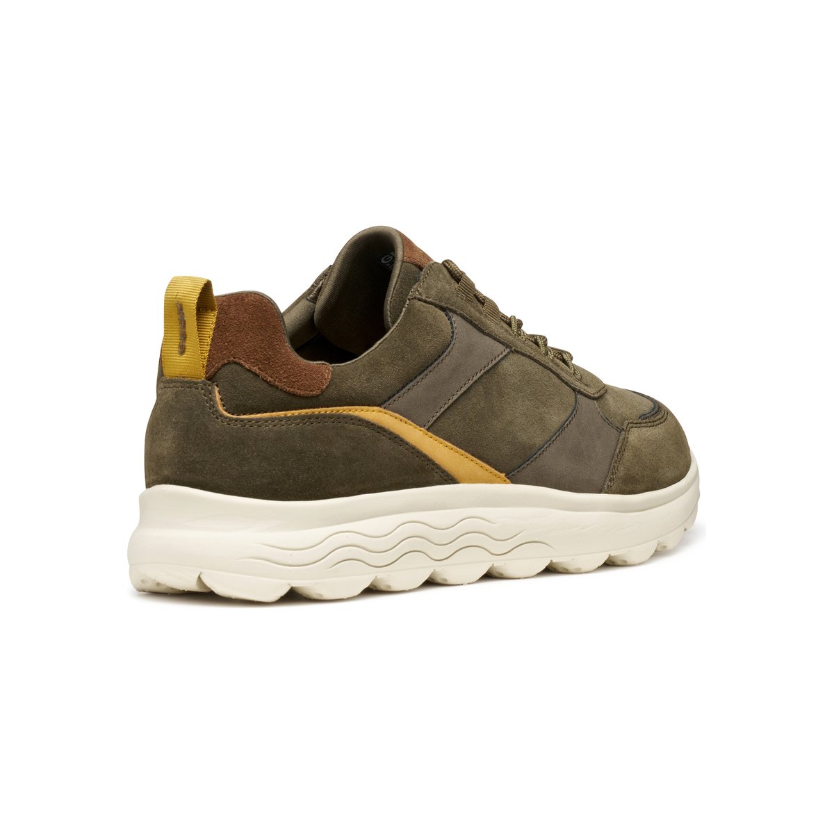 Baskets U SPHERICA vert militaire/cognac, GEOX